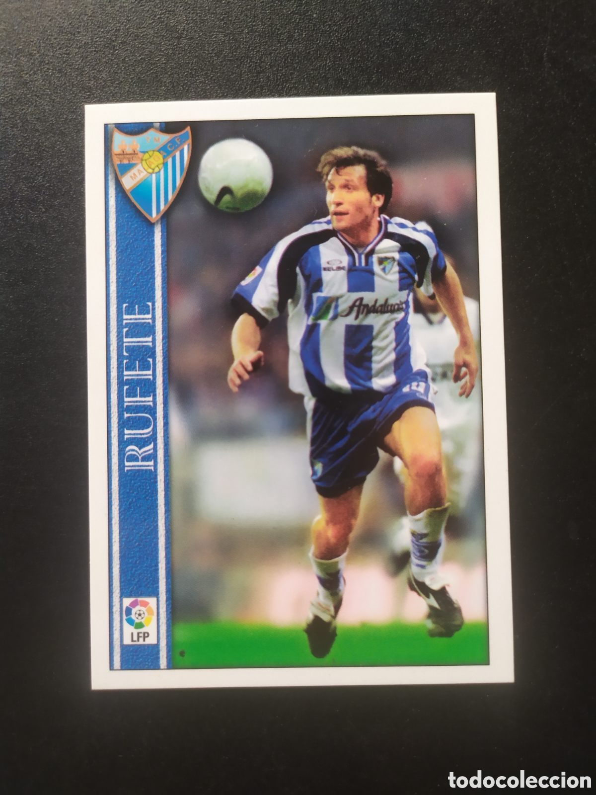 Cromos de f&uacute;tbol: Mundicromo fichas Liga 2000 2001 00 01 Rufete n&deg; 245 M&aacute;laga
