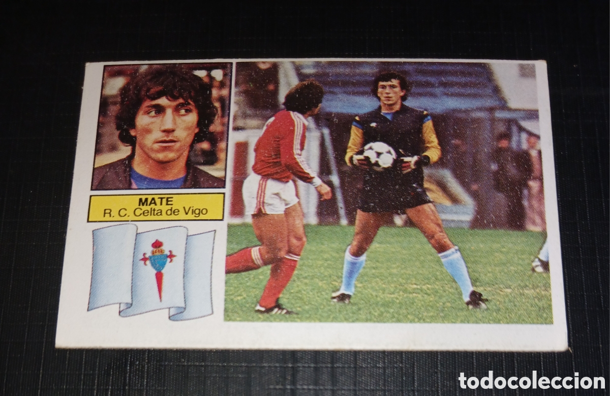 Cromos de f&uacute;tbol: Cromo Mate R.C. Celta de Vigo Ed. Este Liga 1982 1983 82-83 Sin pegar, nunca pegado