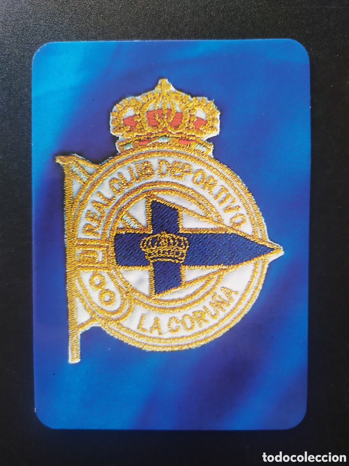 Cromos de f&uacute;tbol: Mundicromo fichas Liga 2005 2006 05 06 escudo mate n&deg; 190 Deportivo Coru&ntilde;a