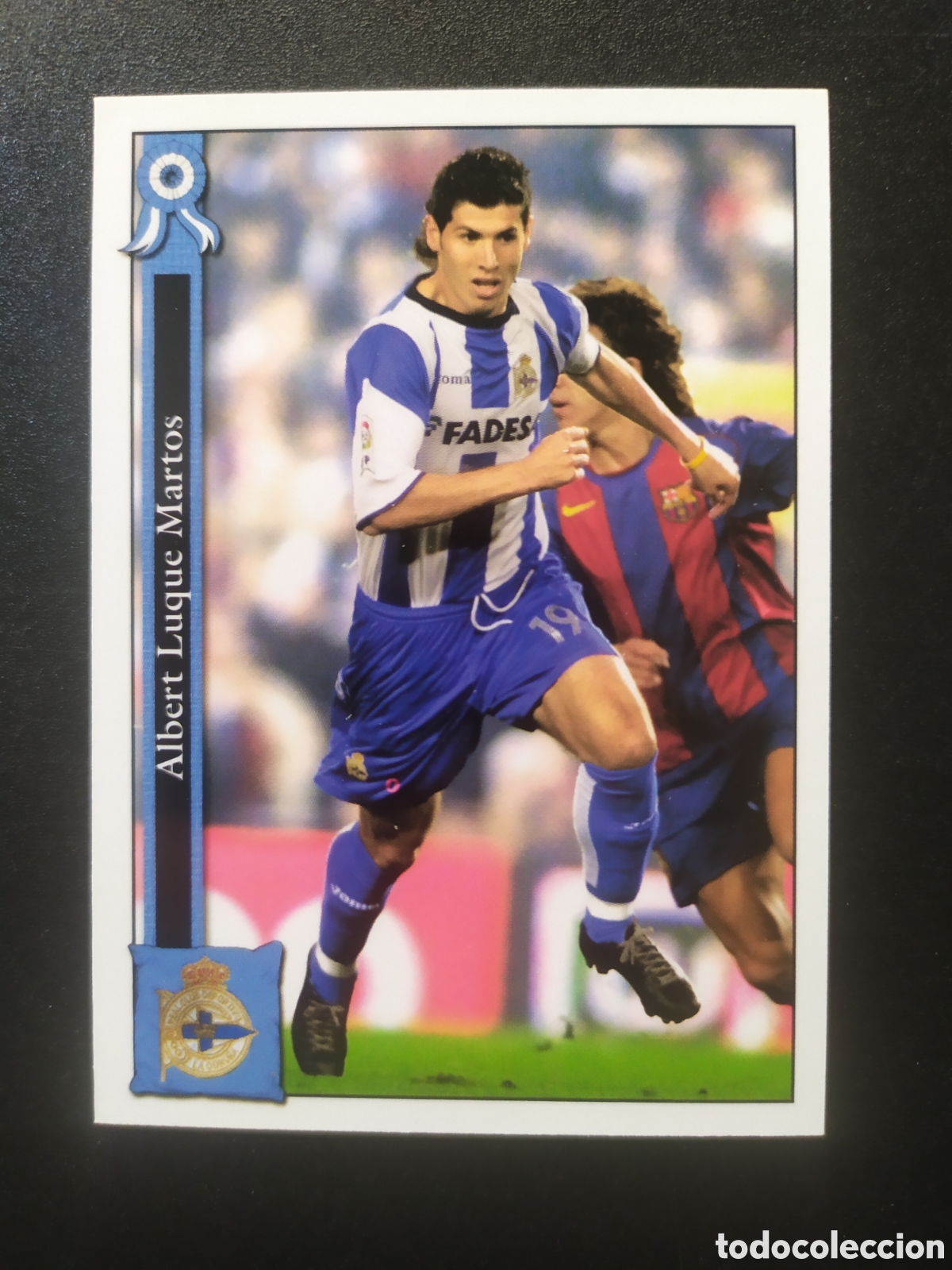 Cromos de f&uacute;tbol: Mundicromo fichas Liga 2005 2006 05 06 Luque n&deg; 210 Deportivo Coru&ntilde;a