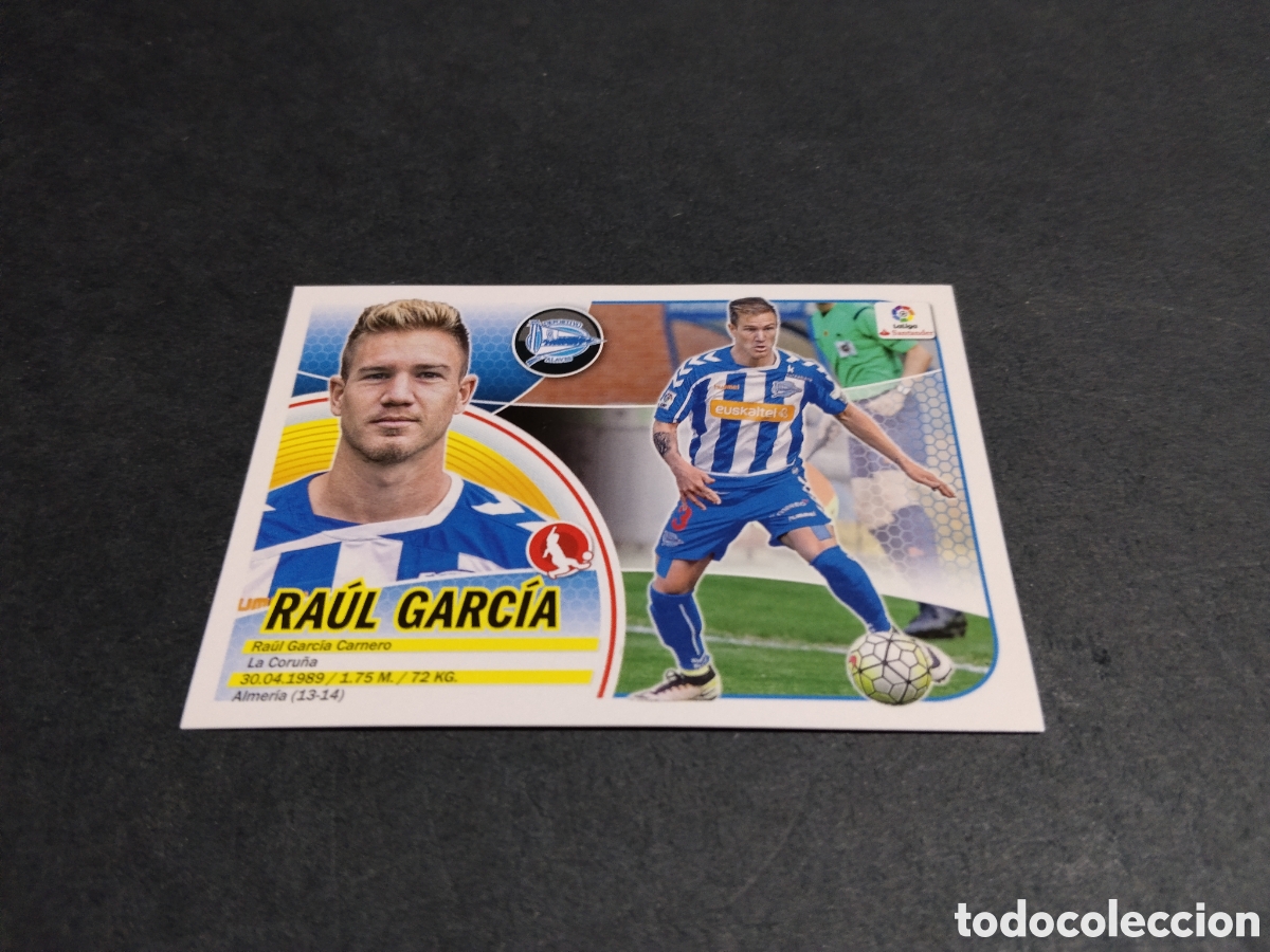Cromos de f&uacute;tbol: Cromo futbol 2016-17 Ra&uacute;l Garc&iacute;a, ALAVES