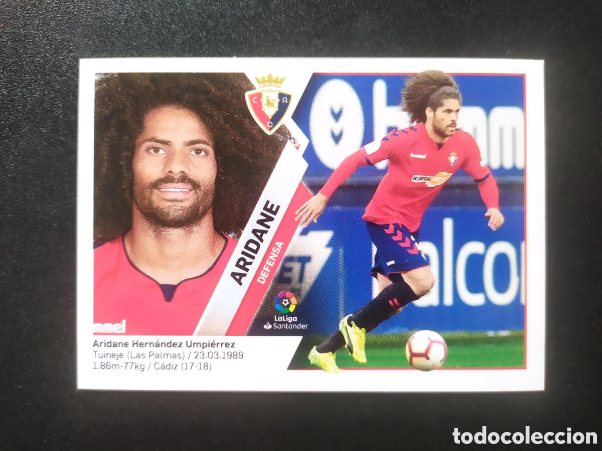 Cromos de f&uacute;tbol: Liga este 2019 2020 19 20 panini Aridane n&deg; 7A 7 A Osasuna