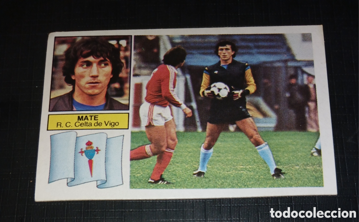 Cromos de f&uacute;tbol: Cromo Mate R.C. Celta de Vigo Ed. Este Liga 1982 1983 82-83 Sin pegar, nunca pegado