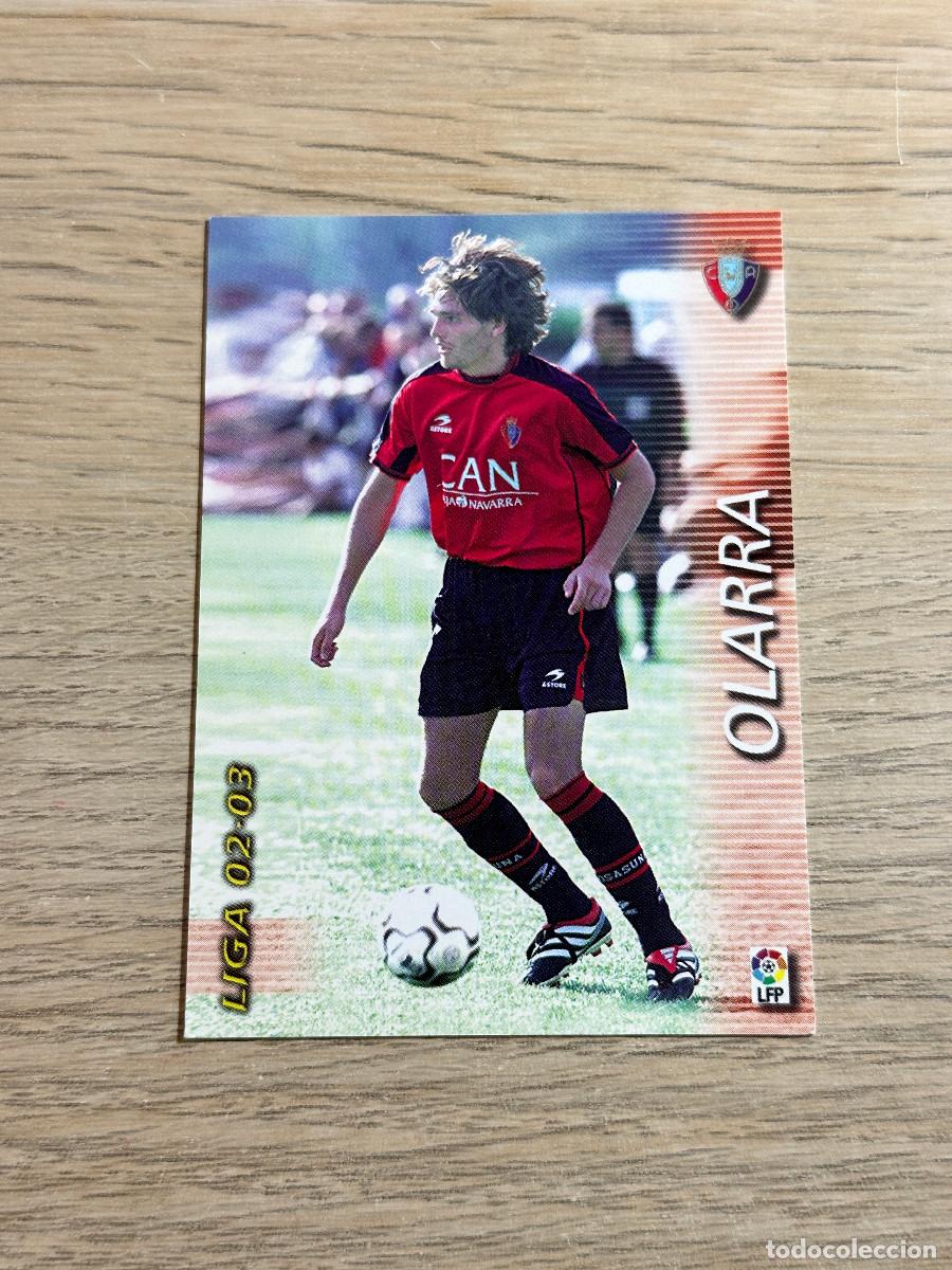 Cromos de f&uacute;tbol: OLARRA n&ordm; 206 OSASUNA MEGAFICHAS 2002 2003 MEGACRACKS PANINI 02 03