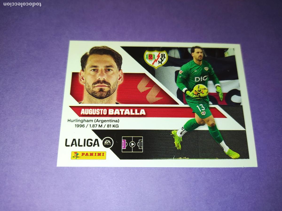 Cromos de f&uacute;tbol: LIGA ESTE 2026 2027 26 27 NUEVO - RAYO VALLECANO N&ordm; 3 BATALLA