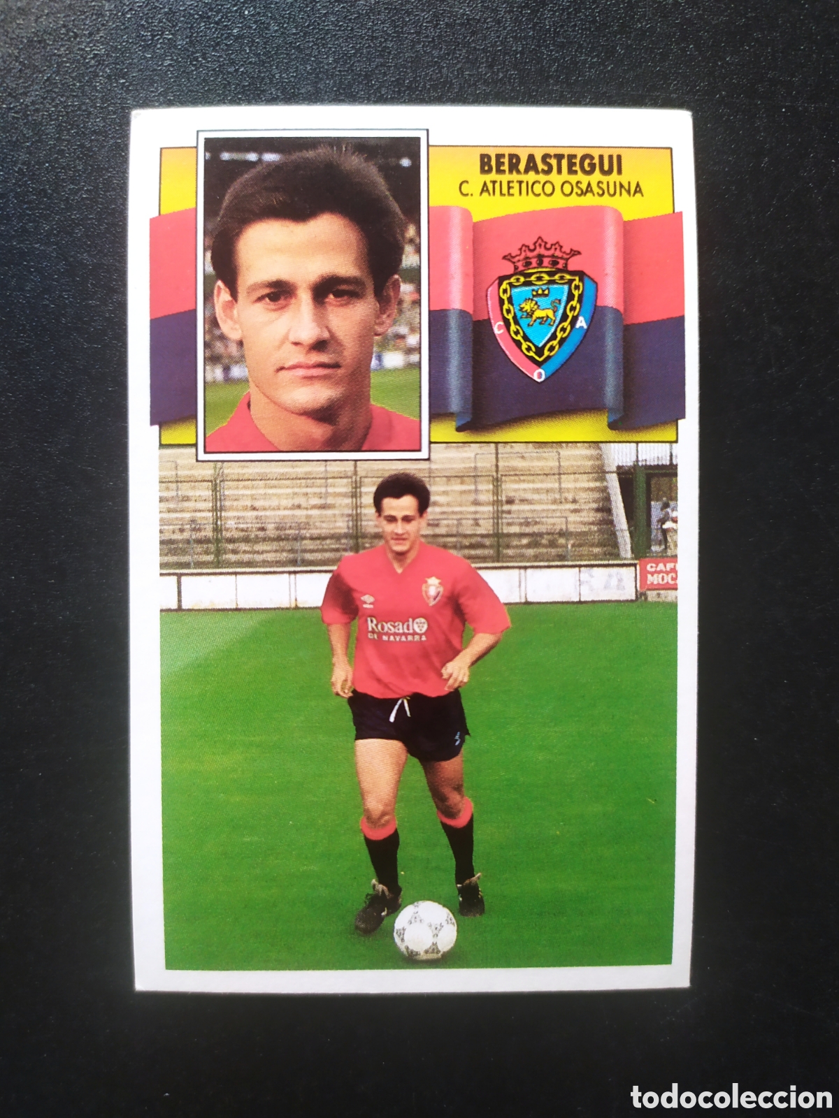 Cromos de f&uacute;tbol: Liga este 1990 1991 90 91 Berastegui Osasuna sin pegar