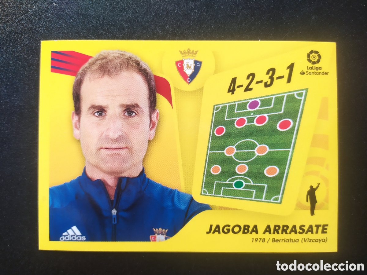 Cromos de f&uacute;tbol: Liga este 2021 2022 21 22 panini Jagoba Arrasate n&deg; 2 Osasuna