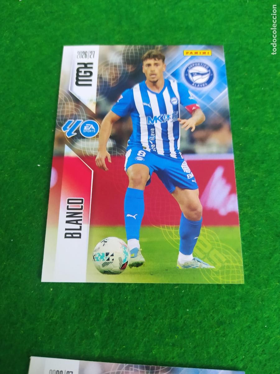 Figurine di Calcio: MEGACRACKS 2026 2027 MGK 26 27 NUEVO - DEPORTIVO ALAVES N&ordm; 28 ANTONIO BLANCO