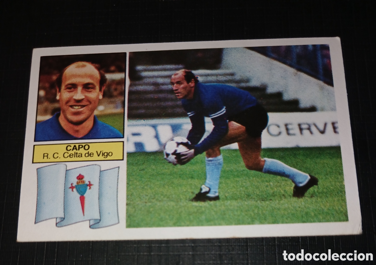 Football Stickers: Cromo Capo R.C. Celta de Vigo Ed. Este Liga 1982 1983 82-83 Sin pegar, nunca pegado