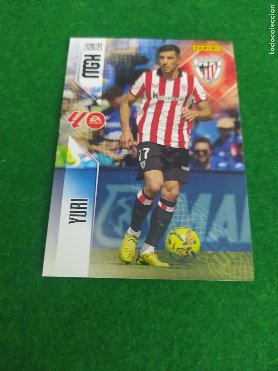 Cartes &agrave; collectionner de Football: MEGACRACKS 2026 2027 MGK 26 27 NUEVO - ATHLETIC CLUB DE BILBAO N&ordm; 44 YURI