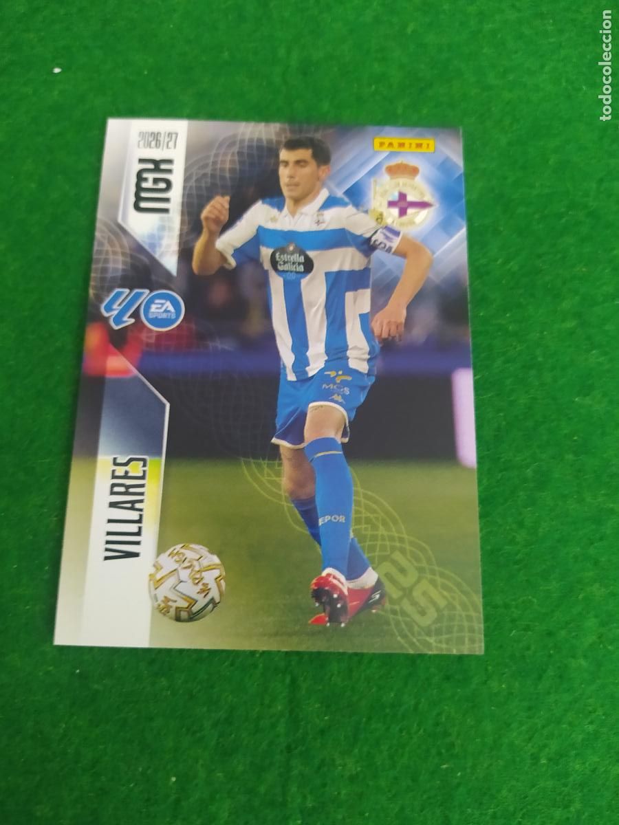Figurine di Calcio: MEGACRACKS 2026 2027 MGK 26 27 NUEVO - DEPORTIVO A CORU&Ntilde;A N&ordm; 136 VILLARES