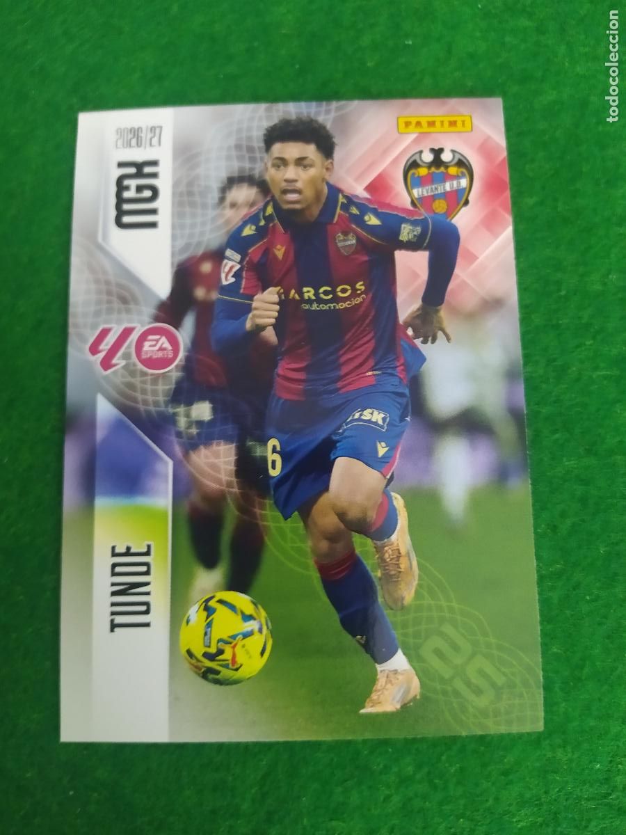 Figurine di Calcio: MEGACRACKS 2026 2027 MGK 26 27 NUEVO - LEVANTE N&ordm; 212 TUNDE
