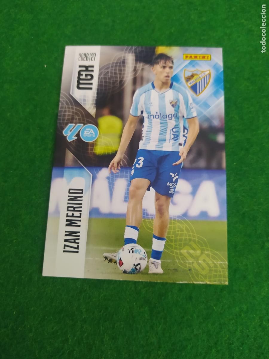 Figurine di Calcio: MEGACRACKS 2026 2027 MGK 26 27 NUEVO - MALAGA N&ordm; 244 IZAN MERINO
