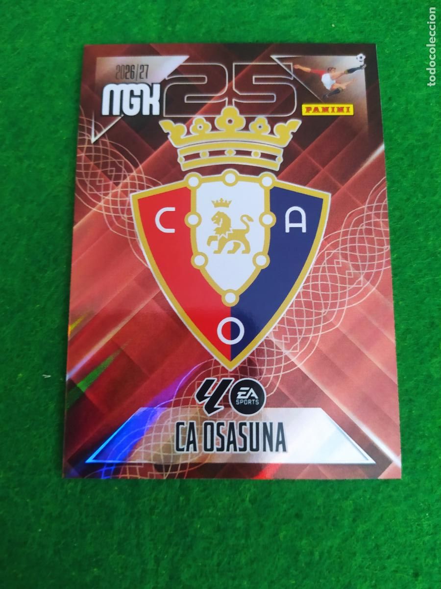 Football Stickers: MEGACRACKS 2026 2027 MGK 26 27 NUEVO - OSASUNA N&ordm; 253 ESCUDO