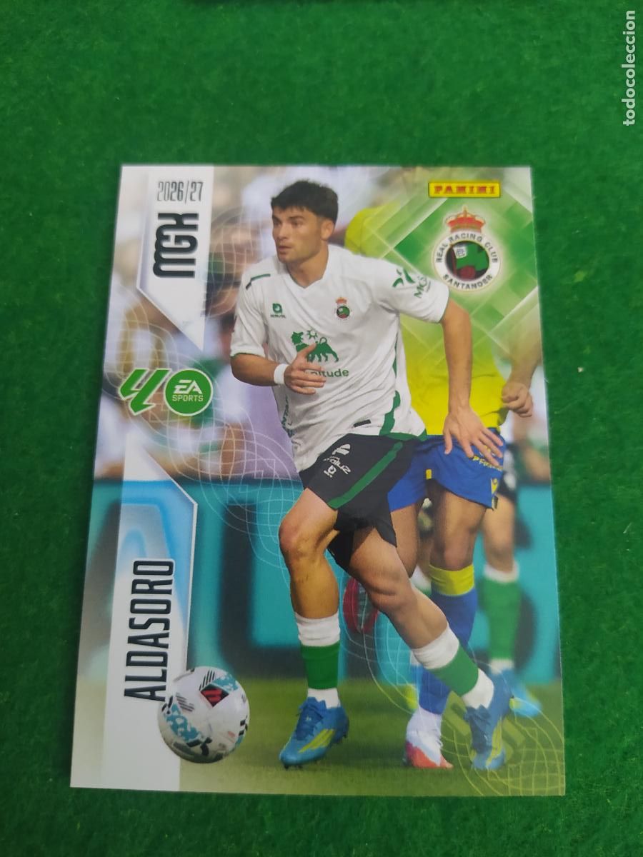 Football Stickers: MEGACRACKS 2026 2027 MGK 26 27 NUEVO - RACING DE SANTANDER N&ordm; 283 ALDASORO