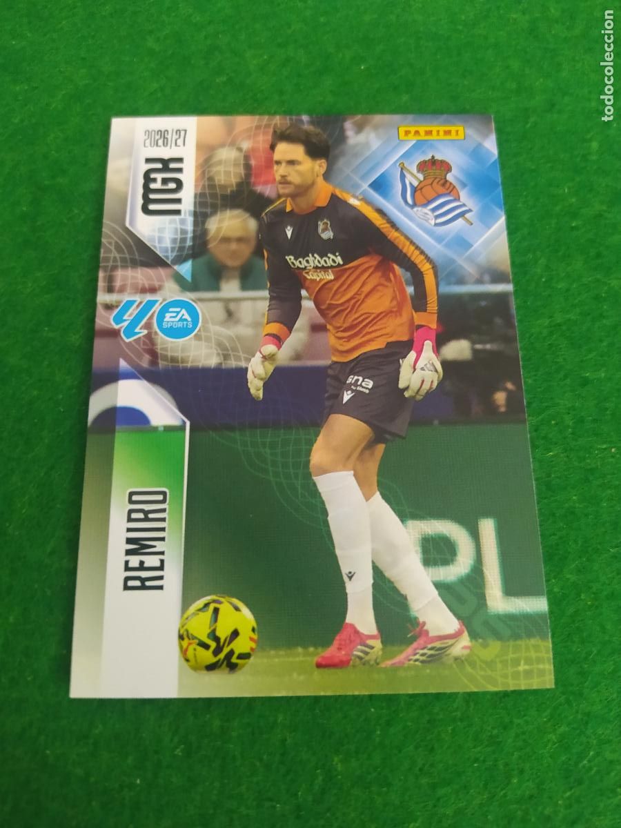 Football Stickers: MEGACRACKS 2026 2027 MGK 26 27 NUEVO - REAL SOCIEDAD N&ordm; 308 REMIRO