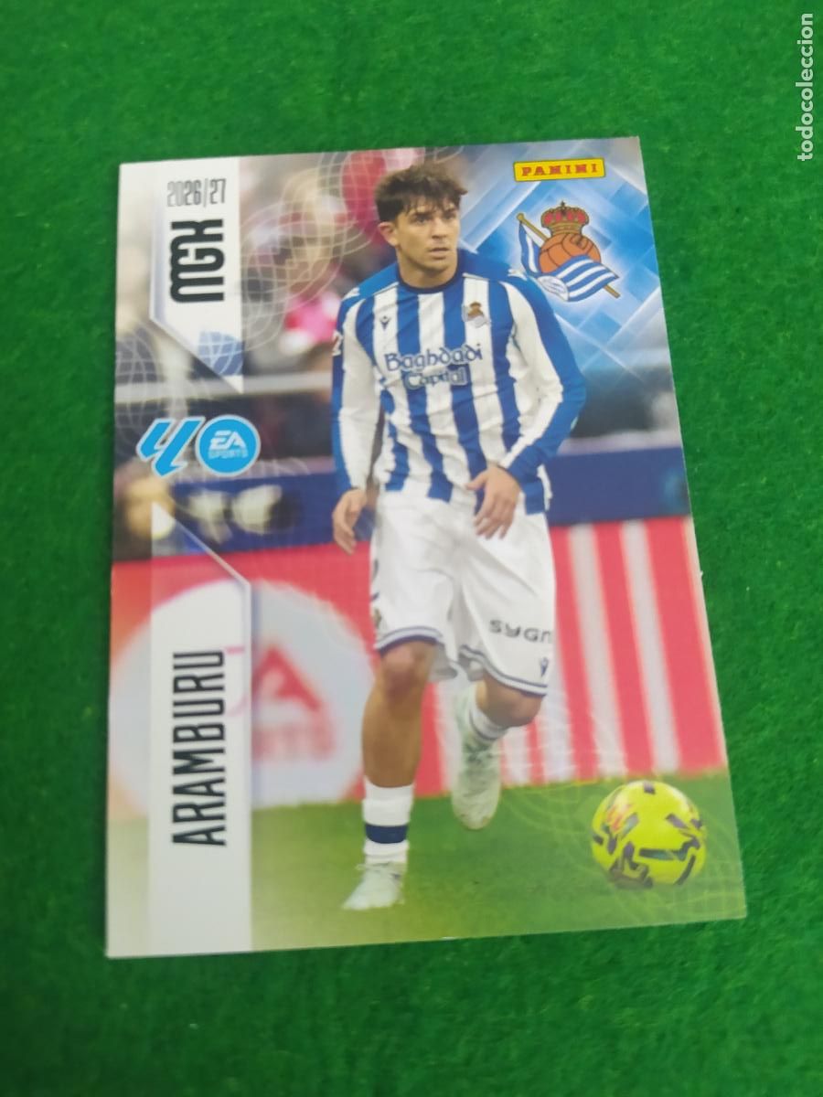 Football Stickers: MEGACRACKS 2026 2027 MGK 26 27 NUEVO - REAL SOCIEDAD N&ordm; 310 ARAMBURU