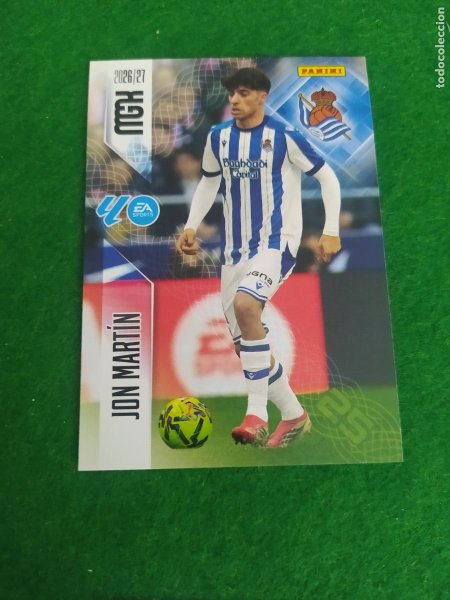 Football Stickers: MEGACRACKS 2026 2027 MGK 26 27 NUEVO - REAL SOCIEDAD N&ordm; 311 JON MARTIN