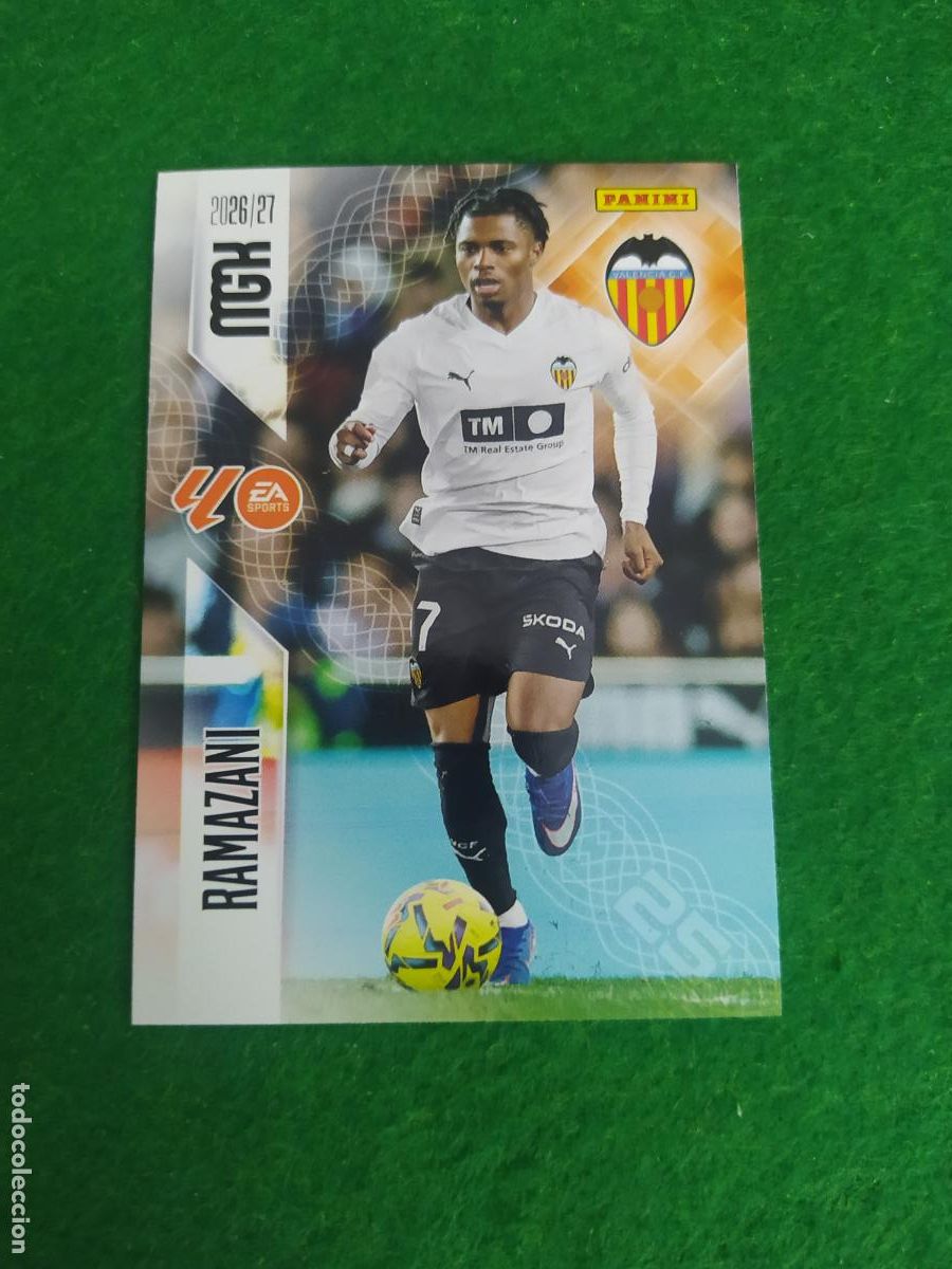 Cromos de f&uacute;tbol: MEGACRACKS 2026 2027 MGK 26 27 NUEVO - VALENCIA N&ordm; 357 RAMAZANI