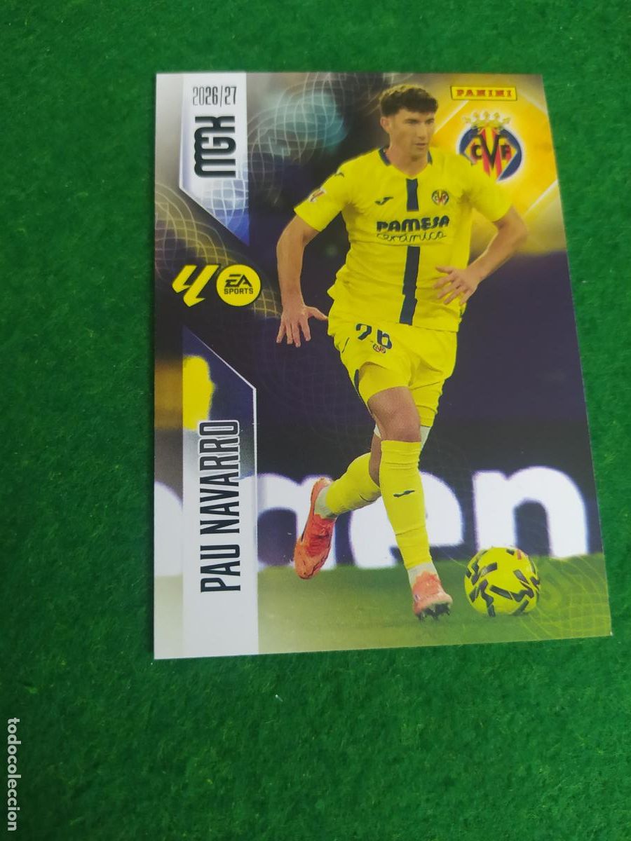 Cromos de f&uacute;tbol: MEGACRACKS 2026 2027 MGK 26 27 NUEVO - VILLARREAL N&ordm; 365 PAU NAVARRO