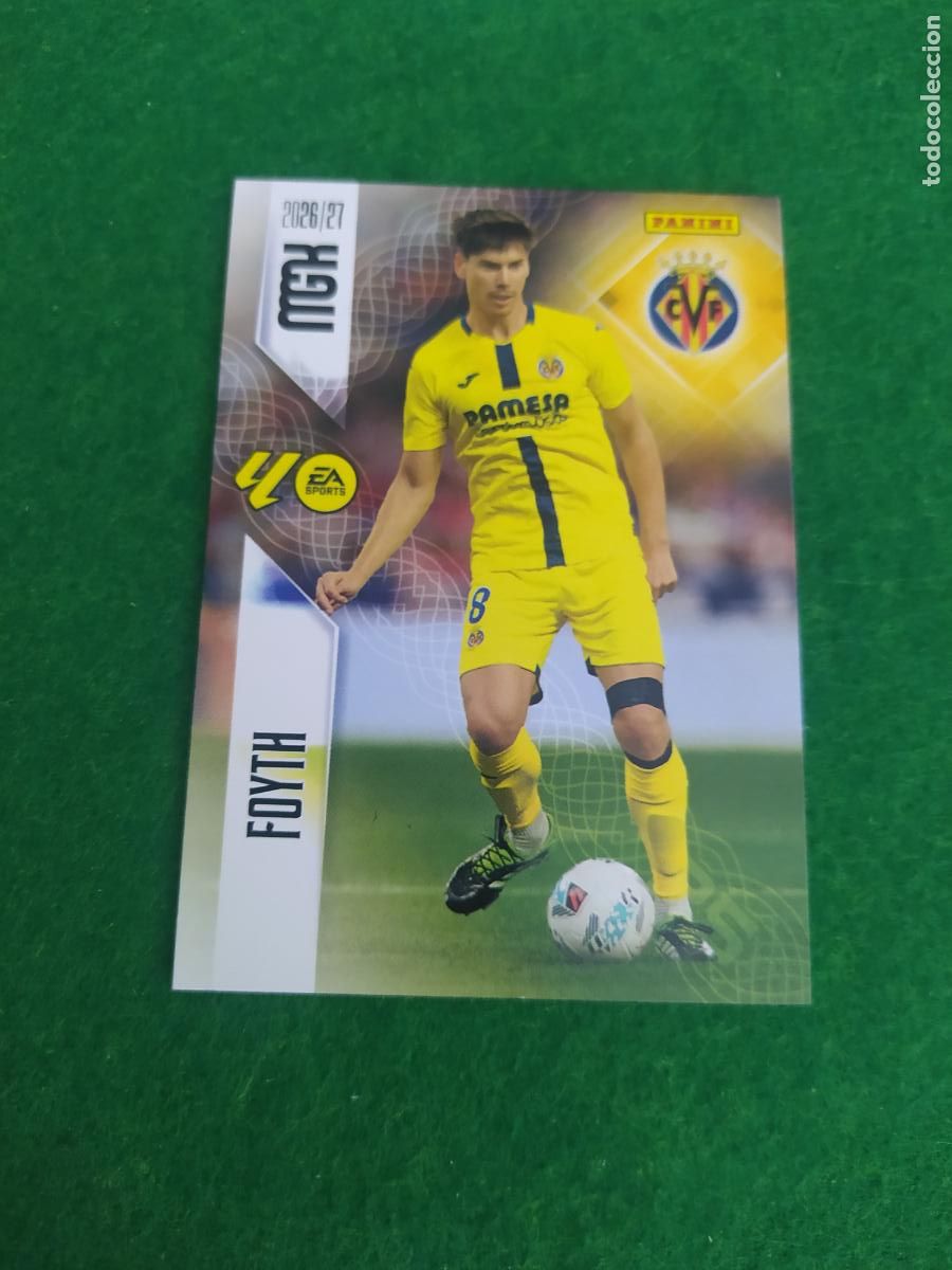 Cromos de f&uacute;tbol: MEGACRACKS 2026 2027 MGK 26 27 NUEVO - VILLARREAL N&ordm; 365 FOYTH