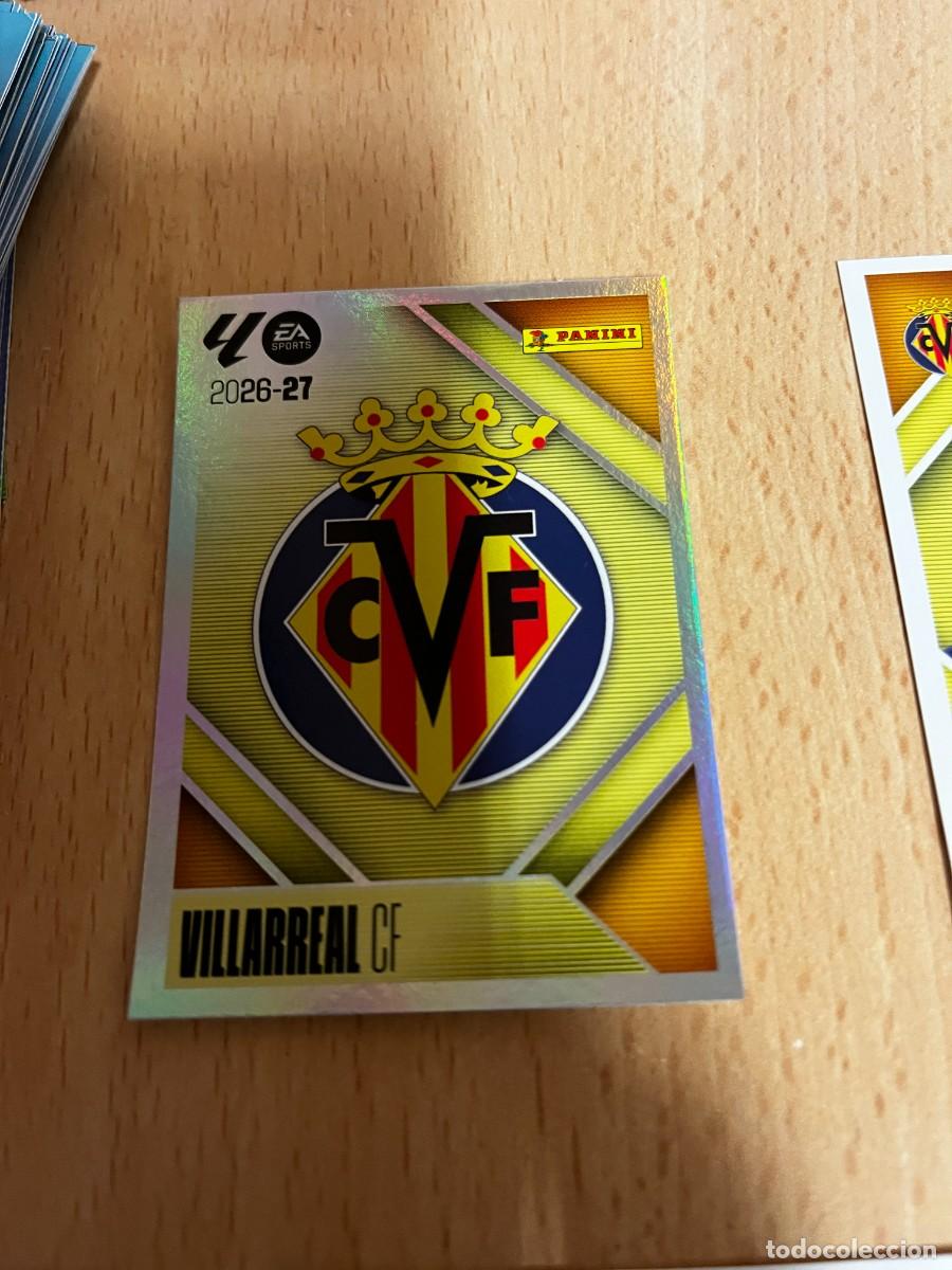 Cromos de f&uacute;tbol: LIGA ESTE 2026 2027 26 27 PANINI N&ordm; 1 ESCUDO VILLARREAL