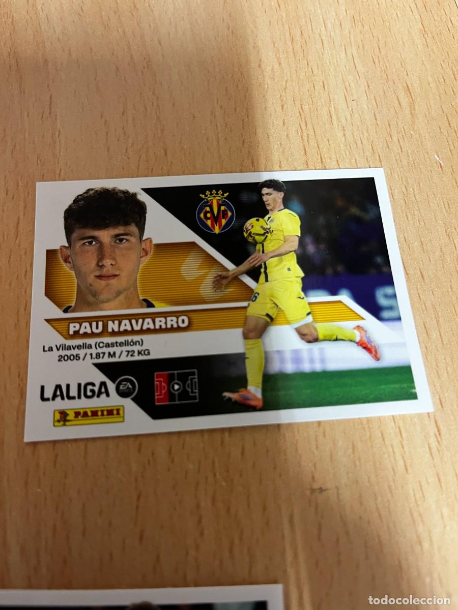Cromos de f&uacute;tbol: LIGA ESTE 2026 2027 26 27 PANINI N&ordm; 6 A 6A PAU NAVARRO VILLARREAL