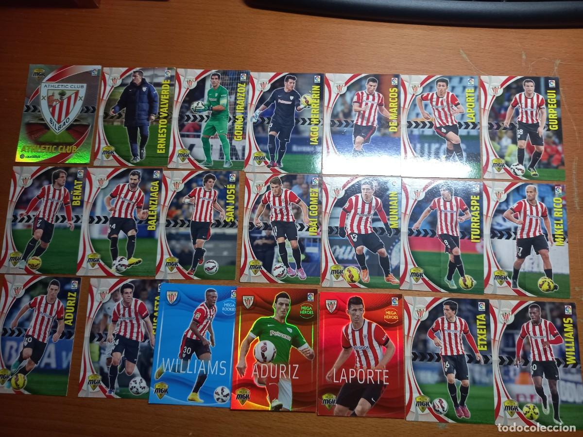 Cromos de f&uacute;tbol: ATHLETIC mega cracks 2015-2016 21 TARJETAS