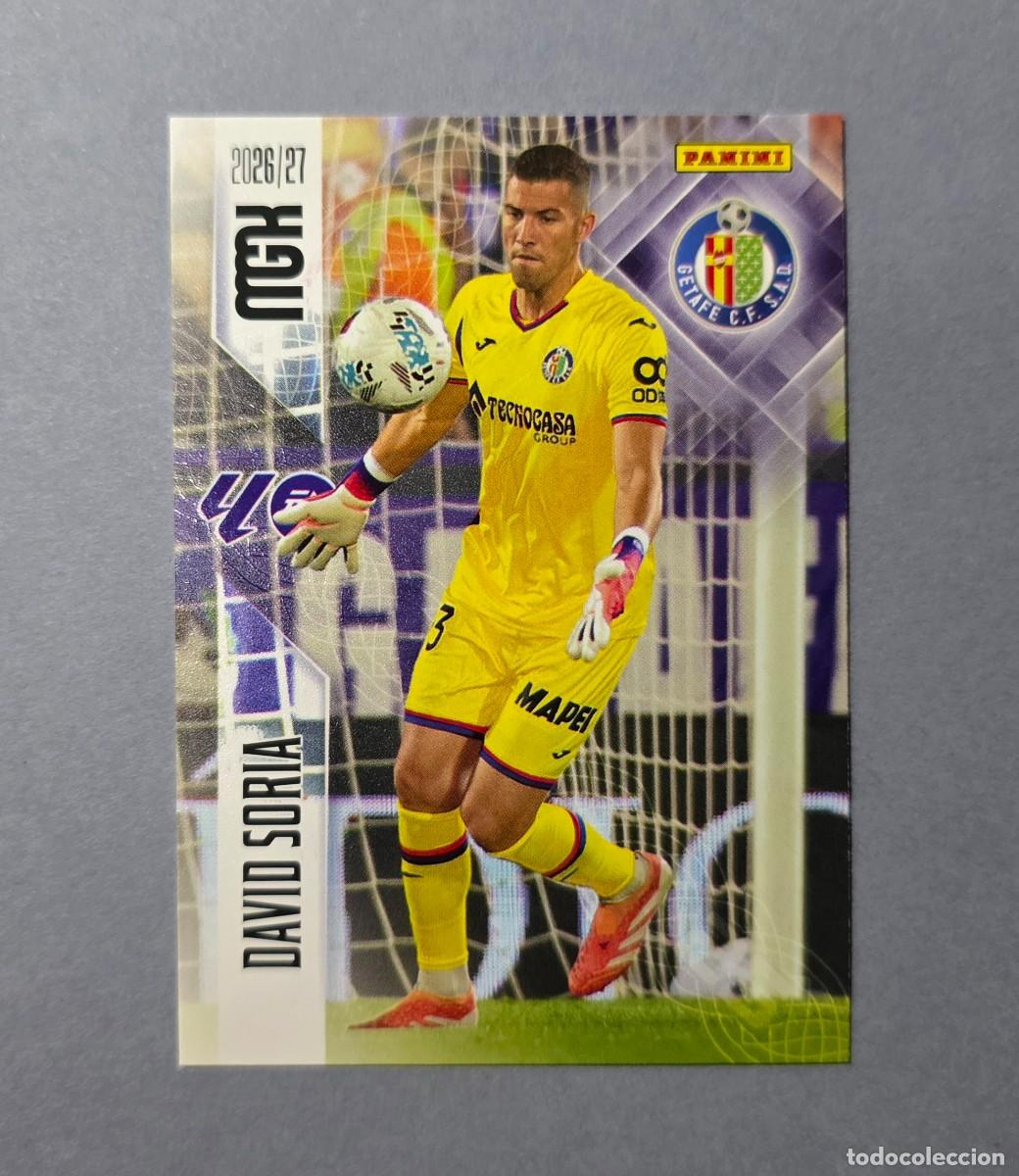 Cromos de f&uacute;tbol: 182 DAVID SORIA - GETAFE - MEGACRACKS 2026-27 - MGK 26/27 (NUEVO)