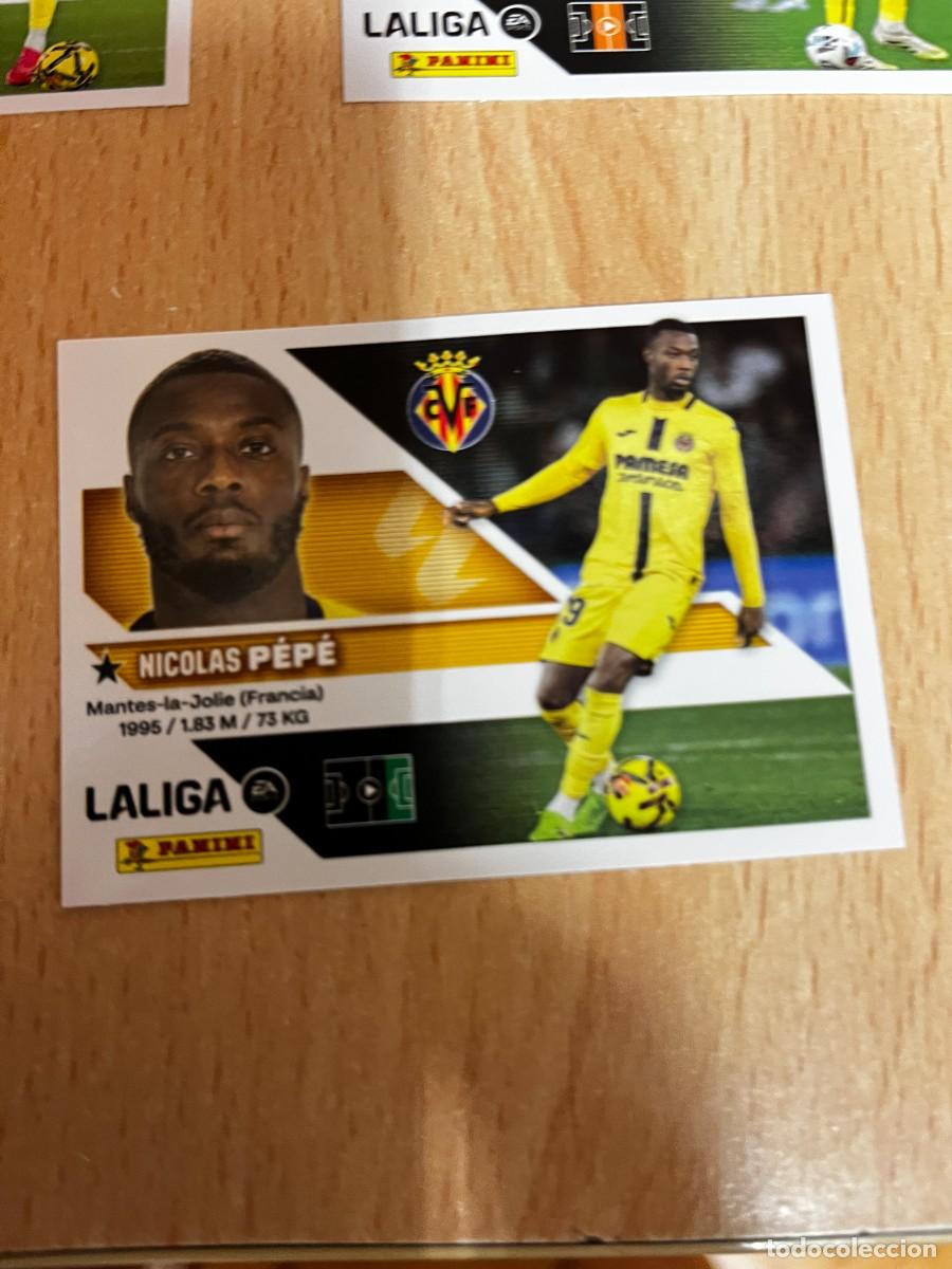 Cromos de f&uacute;tbol: LIGA ESTE 2026 2027 26 27 PANINI N&ordm; 18 NICOLAS PEPE VILLARREAL