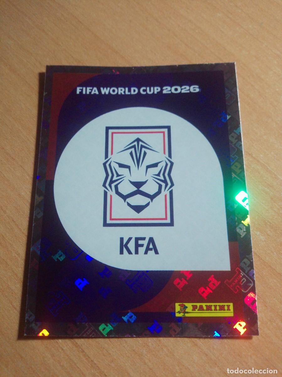 Cromos de f&uacute;tbol: KOR 1 ESCUDO DE KOREA MUNDIAL FIFA WORLD CUP 2026 26 PANINI STICKERS NUEVO