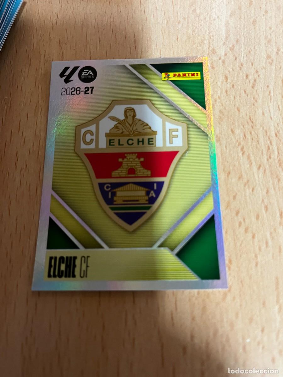 Cromos de f&uacute;tbol: LIGA ESTE 2026 2027 26 27 PANINI N&ordm; 1 ESCUDO ELCHE
