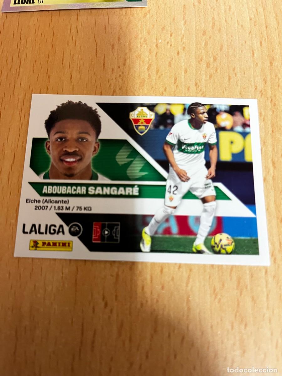 Cromos de f&uacute;tbol: LIGA ESTE 2026 2027 26 27 PANINI N&ordm; 9 B 9B SANGARE ELCHE