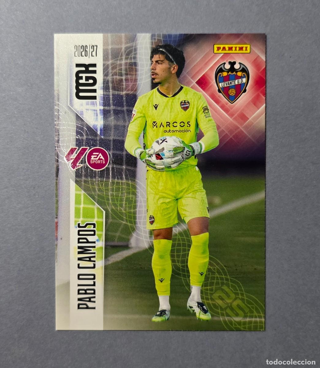 Cromos de f&uacute;tbol: 201 PABLO CAMPOS - LEVANTE - MEGACRACKS 2026-27 - MGK 26/27 (NUEVO)