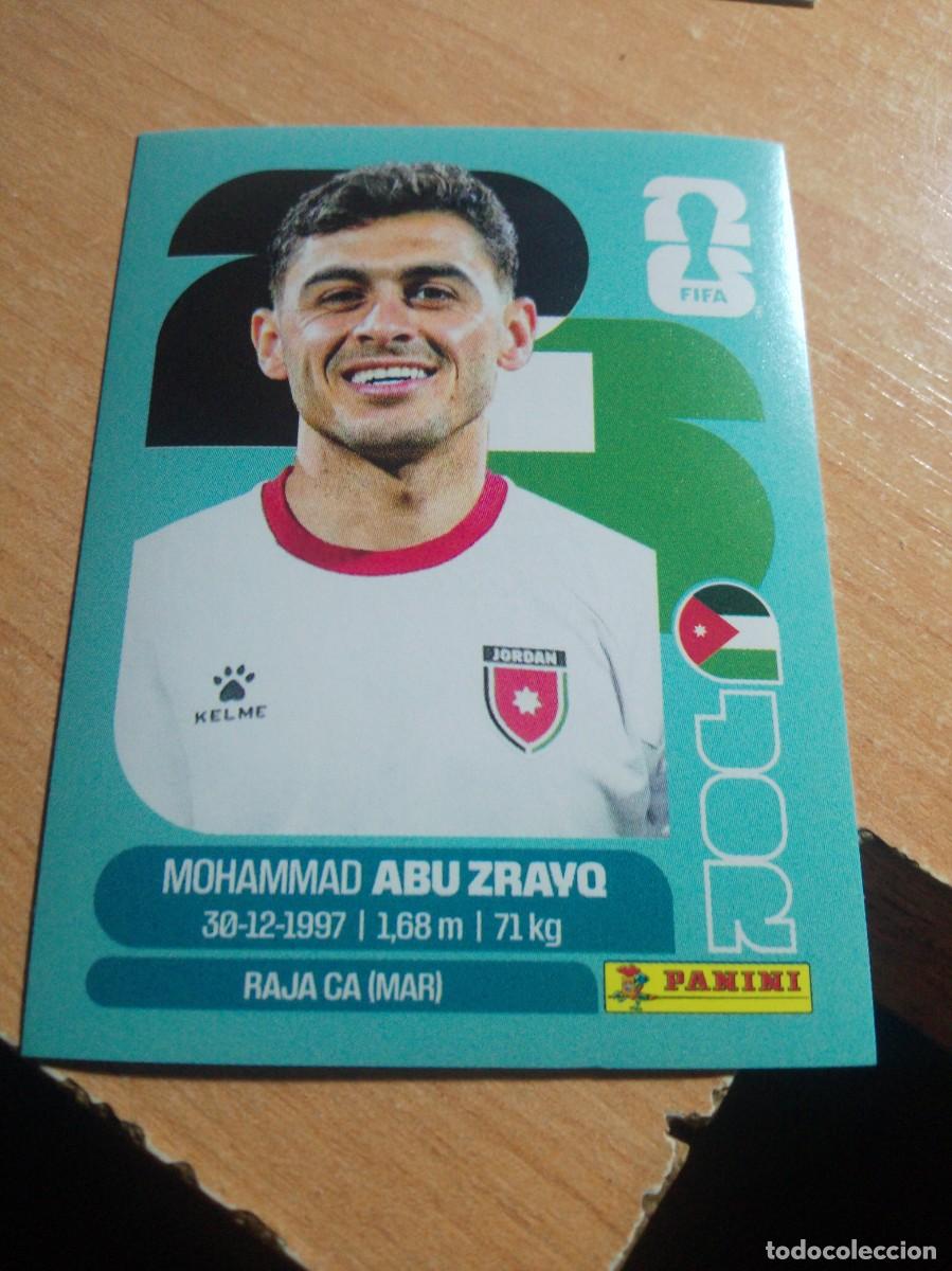 Cartes &agrave; collectionner de Football: ABU ZRAVQ JORDANIA JOR 19 MUNDIAL FIFA WORLD CUP 2026 26 PANINI STICKERS NUEVO