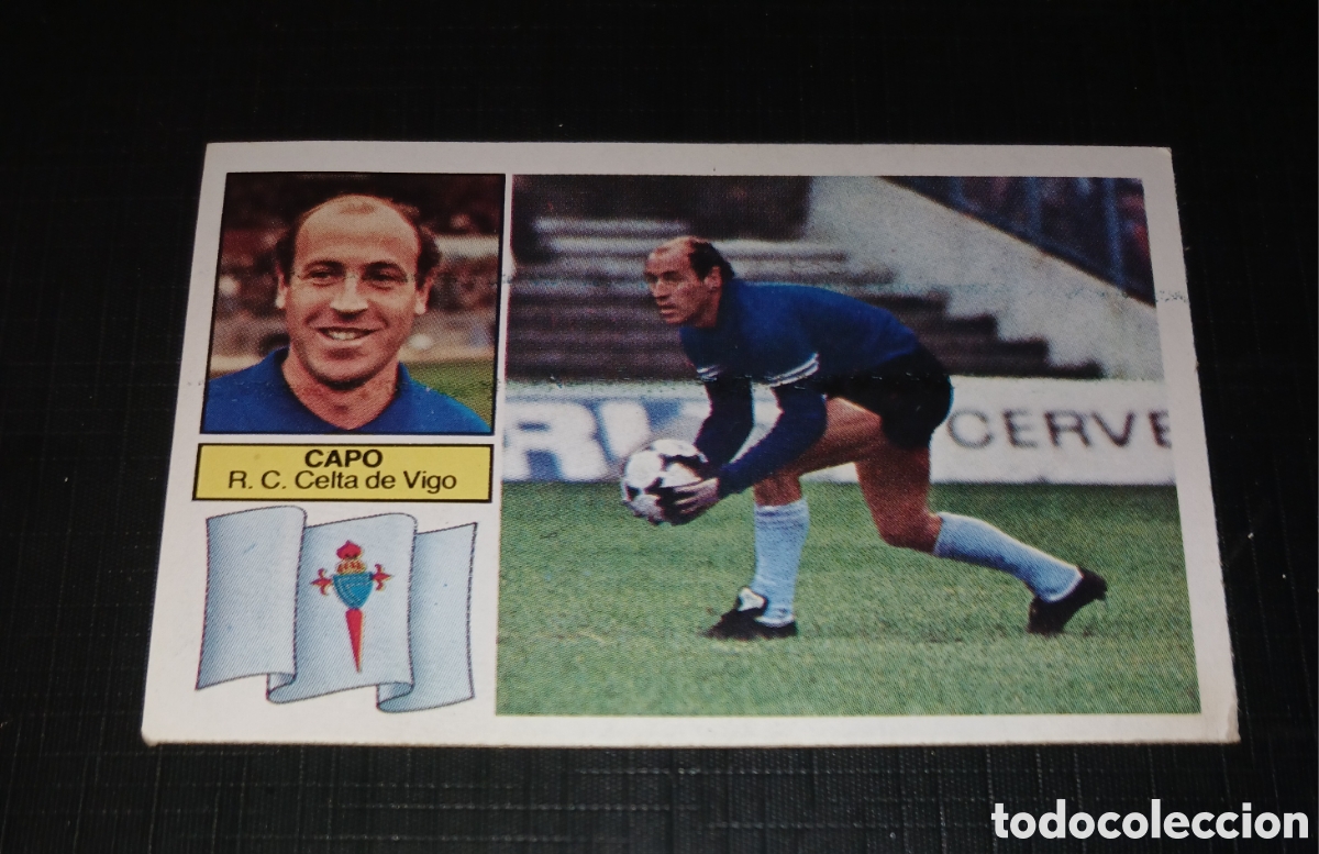 Cartes &agrave; collectionner de Football: Cromo Capo R.C. Celta de Vigo Ed. Este Liga 1982 1983 82-83 Sin pegar, nunca pegado