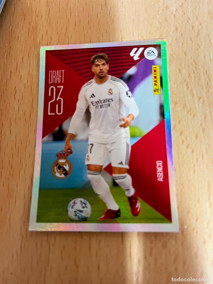 Cartes &agrave; collectionner de Football: LIGA ESTE 2026 2027 26 27 PANINI N&ordm; 1 ASENCIO REAL MADRID DRAFT 23