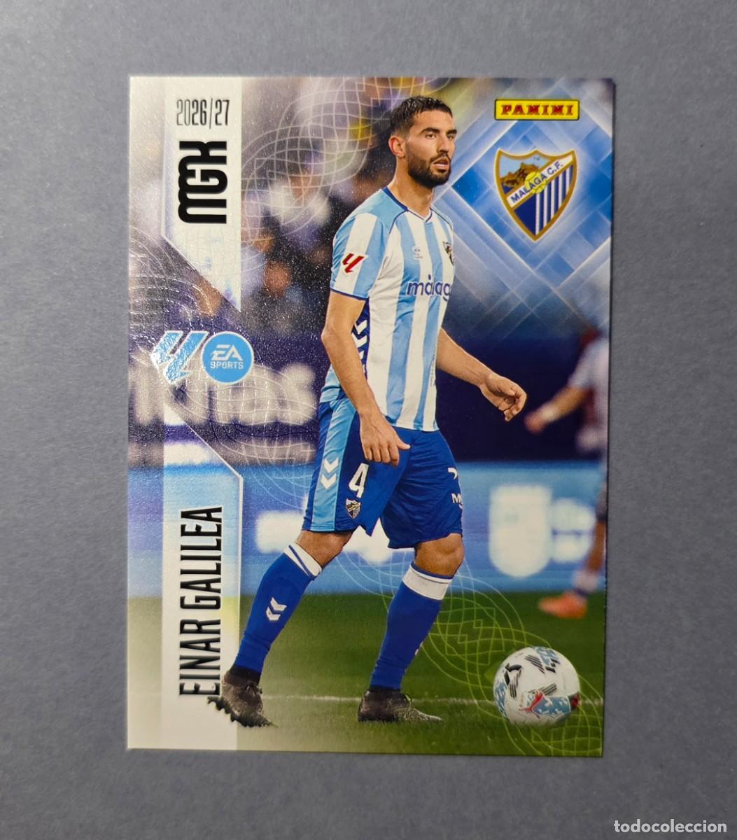 Football Stickers: 241 EINAR GALILEA - M&Aacute;LAGA - MEGACRACKS 2026-27 - MGK 26/27 (NUEVO)