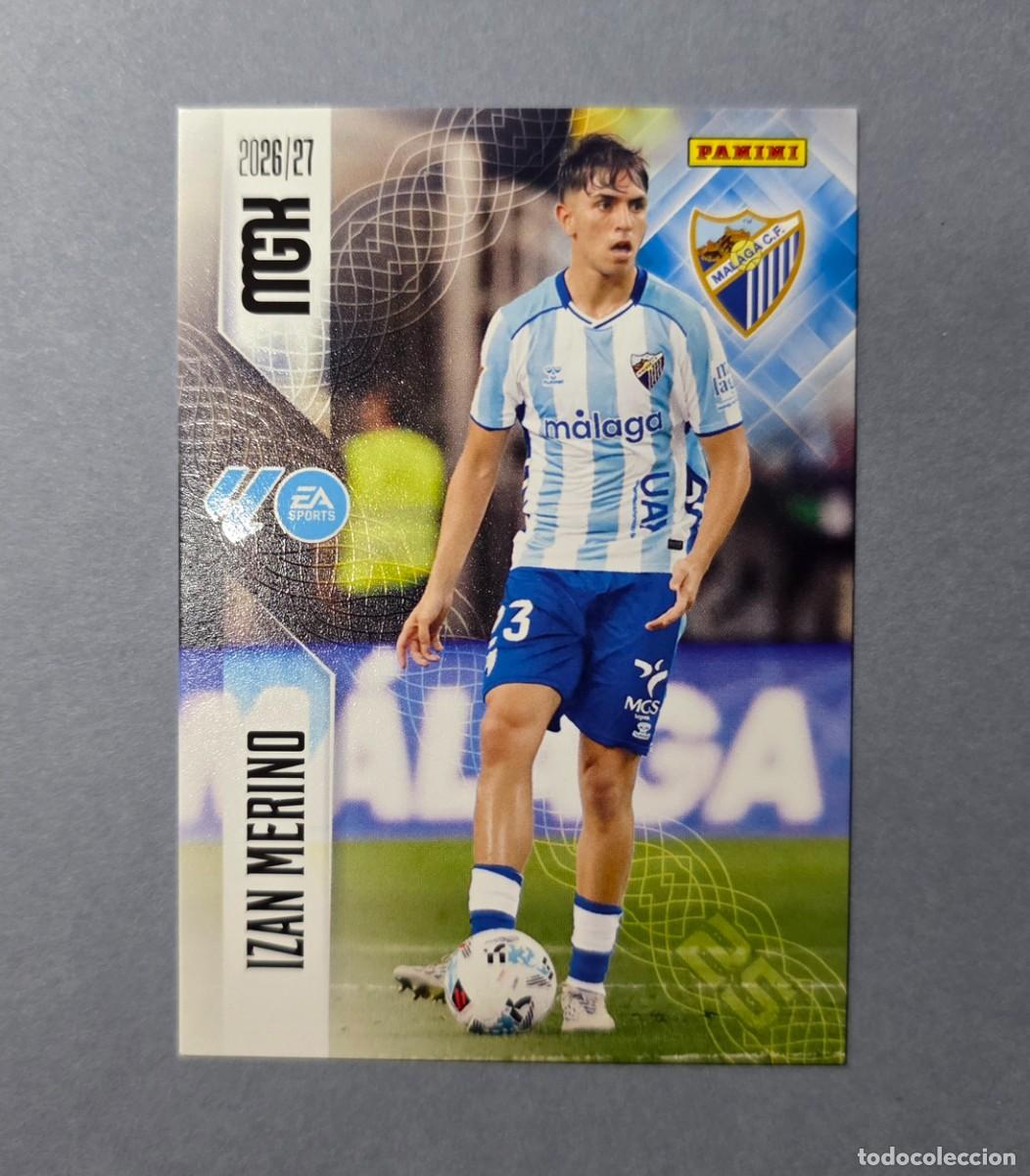 Football Stickers: 244 IZAN MERINO - M&Aacute;LAGA - MEGACRACKS 2026-27 - MGK 26/27 (NUEVO)