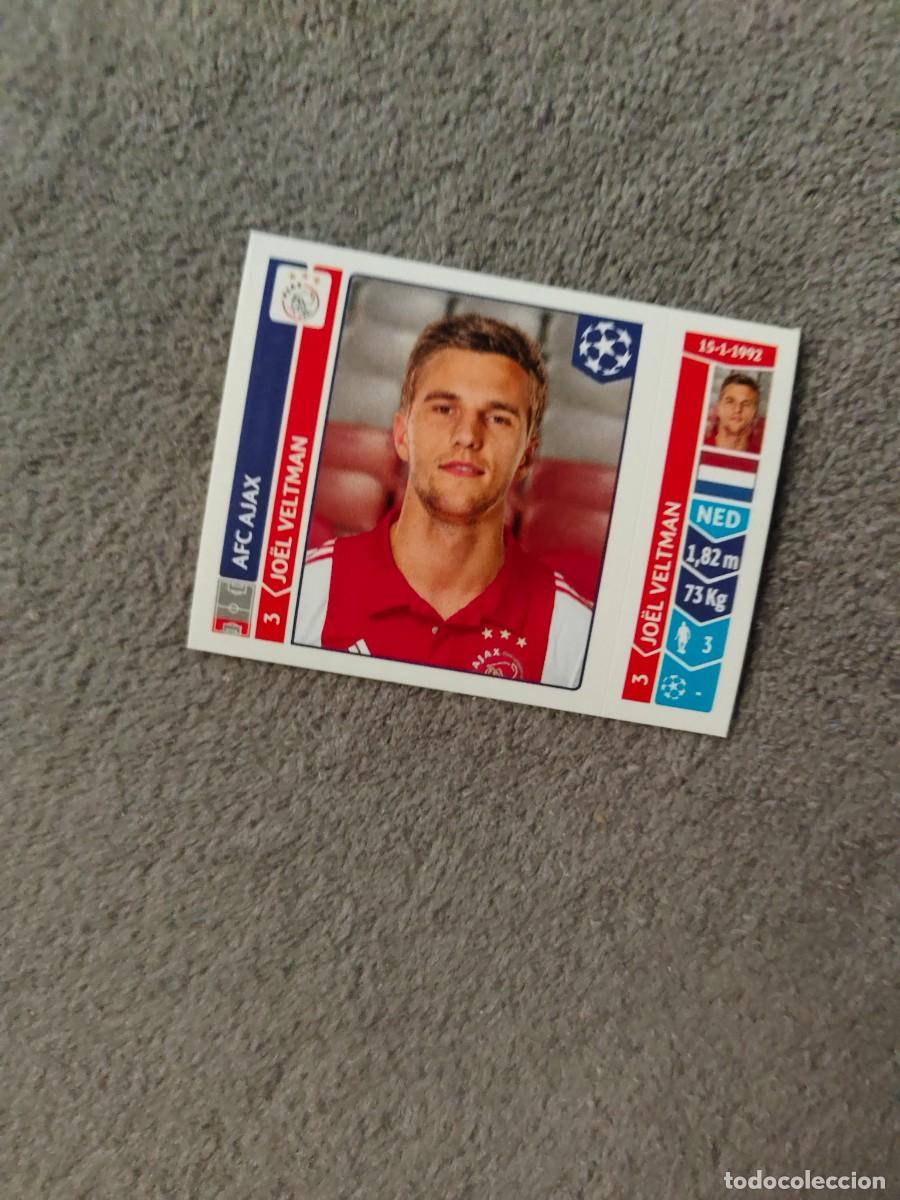 Cromos de Futebol: 455 CHAMPIONS LEAGUE 2014 15 JO&Euml;L VELTMAN AFC AJAX STICKER PANINI 14 2015 UCL AAM