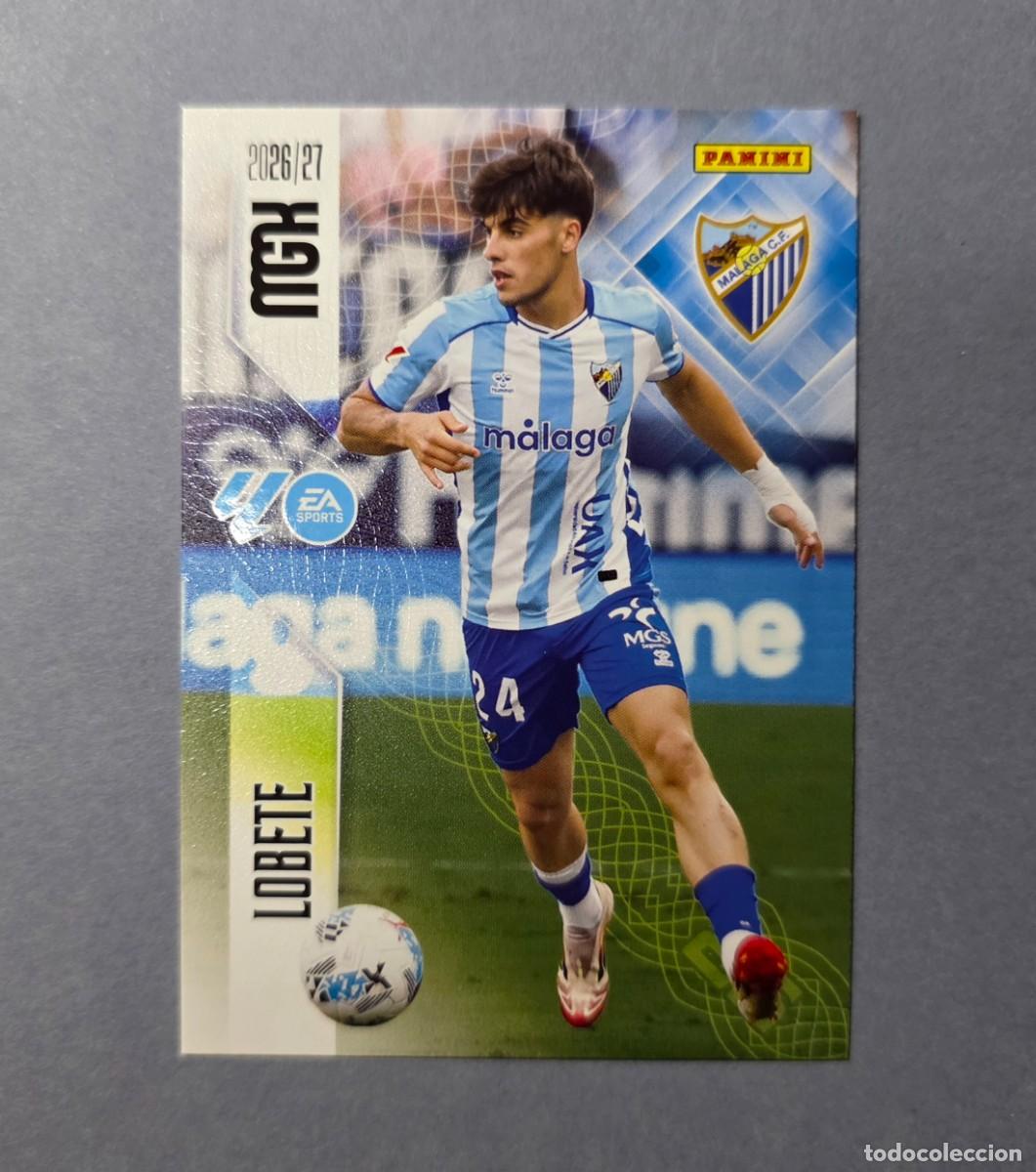 Cromos de f&uacute;tbol: 249 LOBETE - M&Aacute;LAGA - MEGACRACKS 2026-27 - MGK 26/27 (NUEVO)