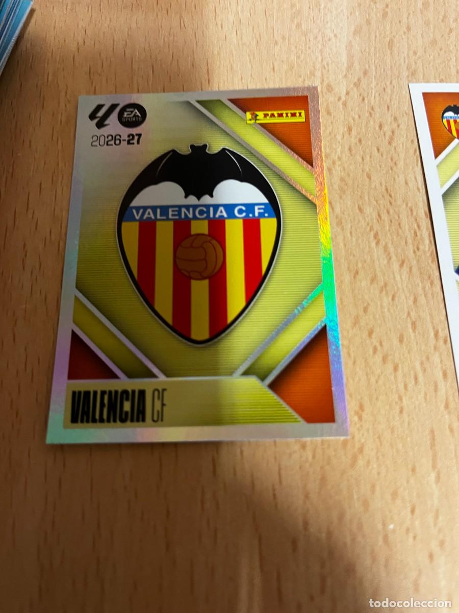 Cromos de f&uacute;tbol: LIGA ESTE 2026 2027 26 27 PANINI N&ordm; 1 ESCUDO VALENCIA