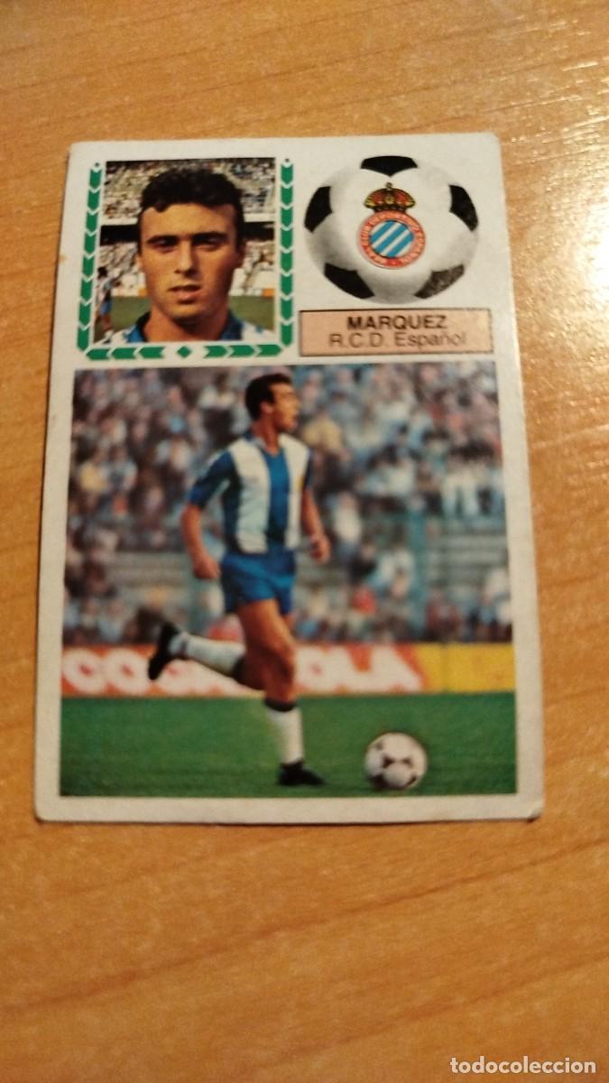 Cromos de f&uacute;tbol: LIGA ESPA&Ntilde;OLA 83/84 - RCD ESPA&Ntilde;OL - MARQUEZ