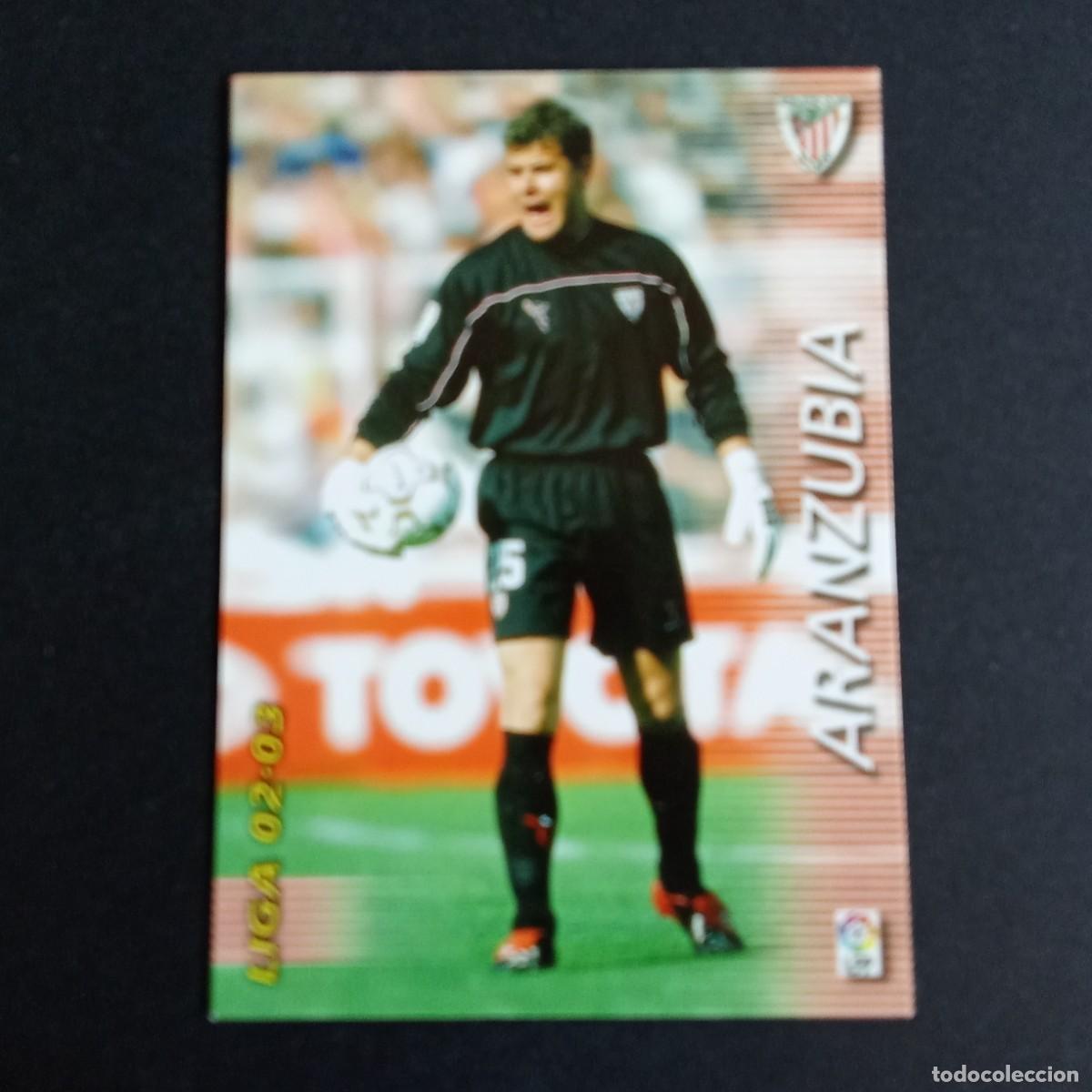 Football Stickers: 21 ARANZUBIA ATHLETIC CLUB BILBAO LIGA 2002 2003 02 03 MEGAFICHAS PANINI