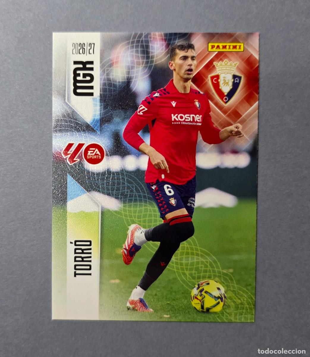 Football Stickers: 262 TORR&Oacute; - OSASUNA - MEGACRACKS 2026-27 - MGK 26/27 (NUEVO)