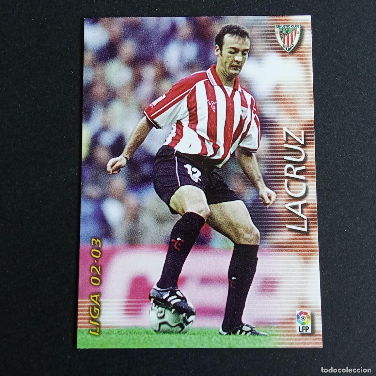 Football Stickers: 24 LACRUZ ATHLETIC CLUB BILBAO LIGA 2002 2003 02 03 MEGAFICHAS PANINI