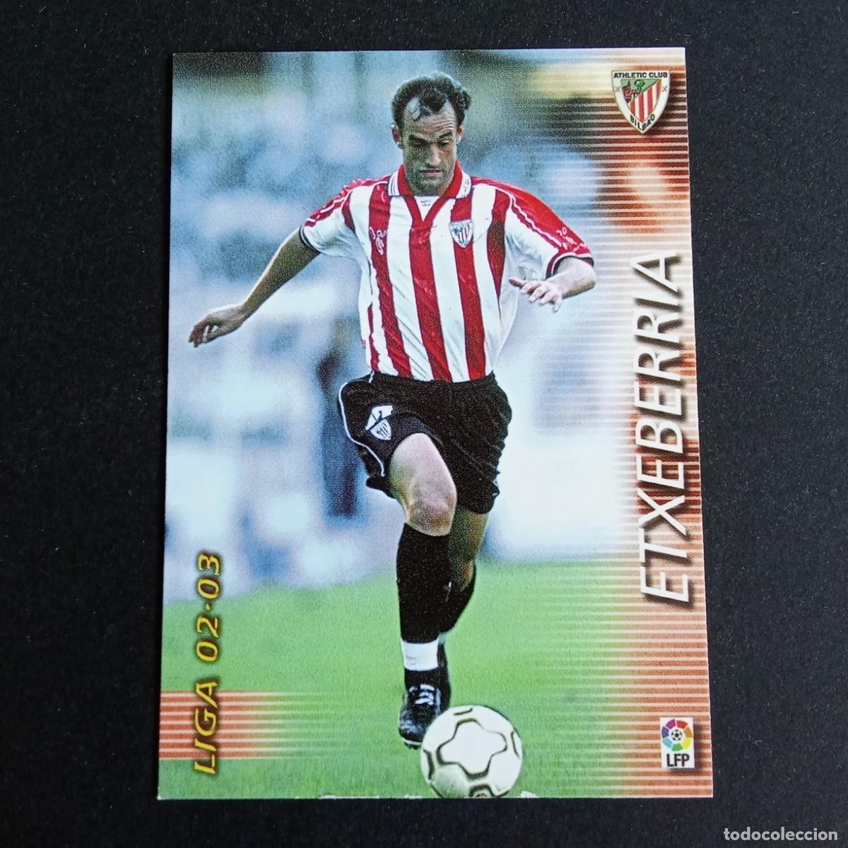 Cromos de Futebol: 35 ETXEBERRIA ATHLETIC CLUB BILBAO LIGA 2002 2003 02 03 MEGAFICHAS PANINI