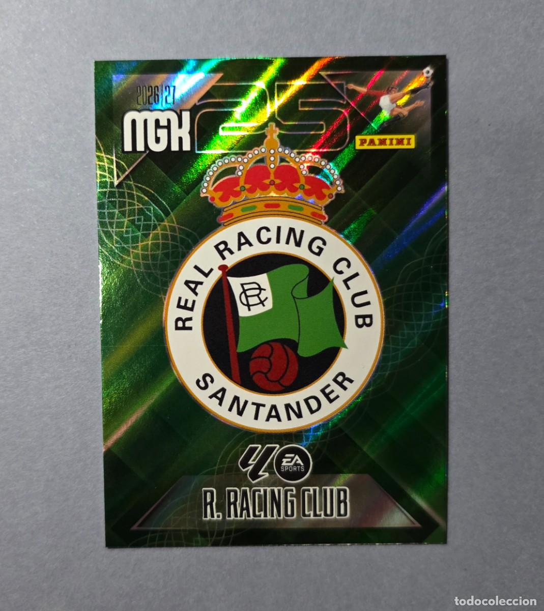 Cromos de f&uacute;tbol: 271 ESCUDO - RACING SANTANDER - MEGACRACKS 2026-27 - MGK 26/27 (NUEVO)