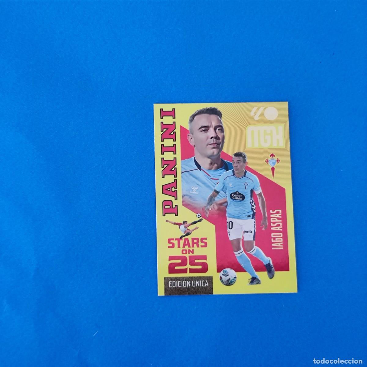 Cromos de f&uacute;tbol: Megacracks 2026 2027 / 26 27 STARS ONE 25 Edici&oacute;n &Uacute;nica Iago Aspas Celta