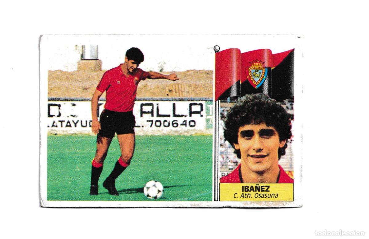 Cromos de f&uacute;tbol: Cromo f&uacute;tbol Iba&ntilde;ez Osasuna 1986 1987 Ediciones Este